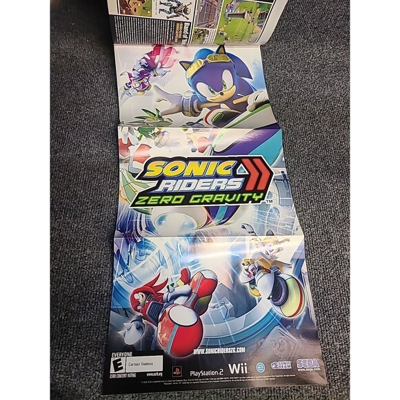 Nintendo Power Magazine Volume 225 February 2008 Sonic RPG Riders Poster - Picture 3 of 8